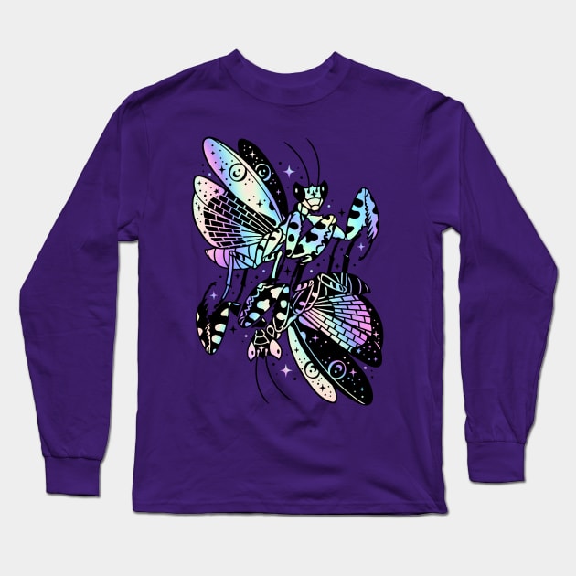 Duality Mantises - Rainbow Long Sleeve T-Shirt by MaryCapaldi